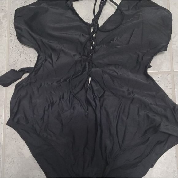 Summer Women Plus Size Deep V Straps One-piece Sli - Picture 2 of 5